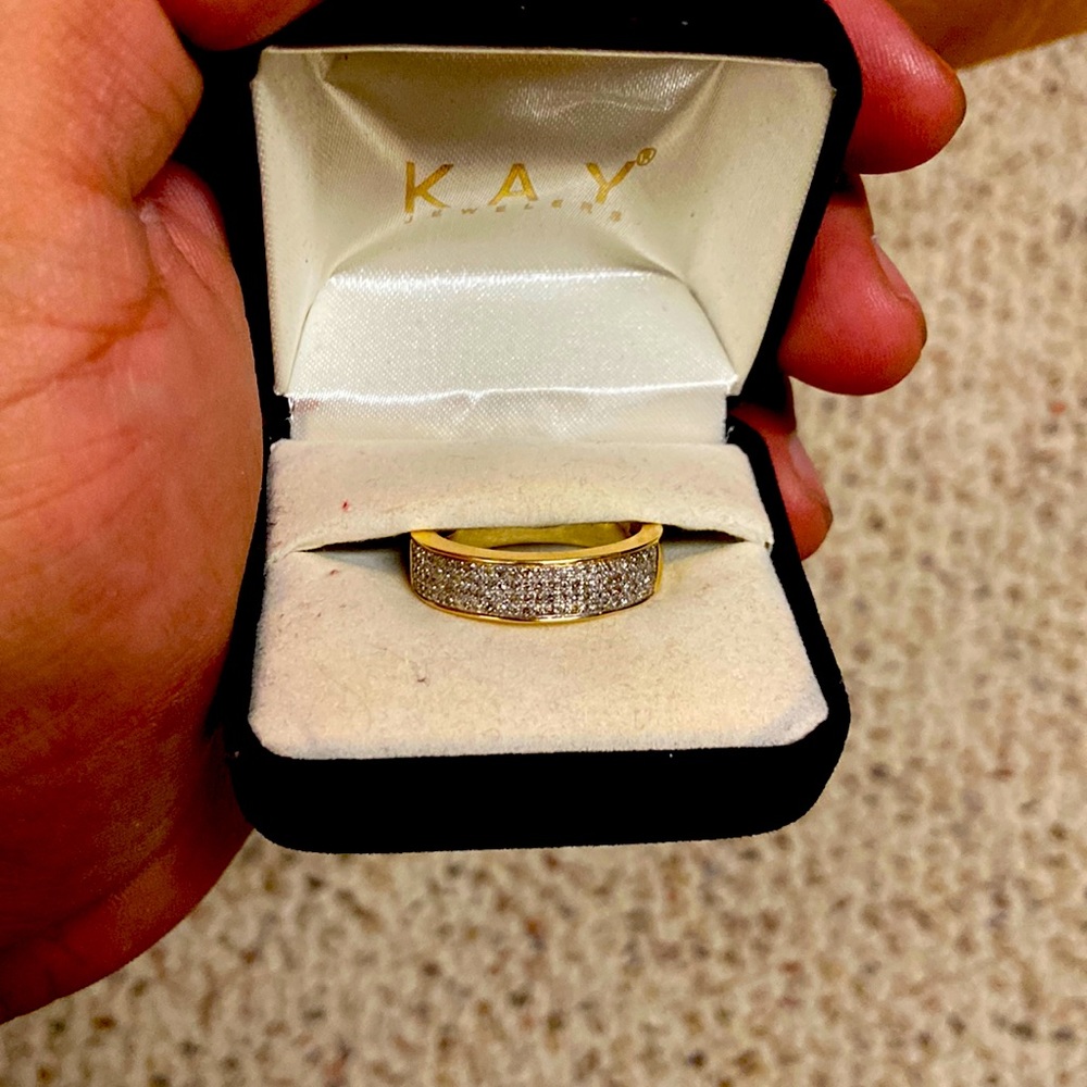 All natural diamonds 10k gold